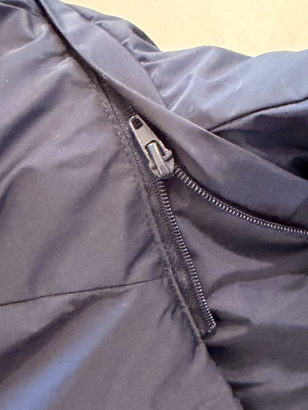 Jacadi Girls Navy Insulated Winter Coat Detachable Hood Size 6 - Picture 3 of 5